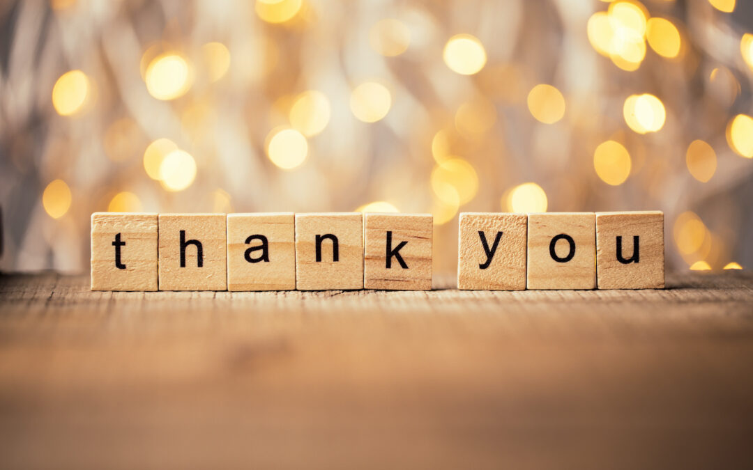 A Heartfelt Thank You to Our Valued Customers