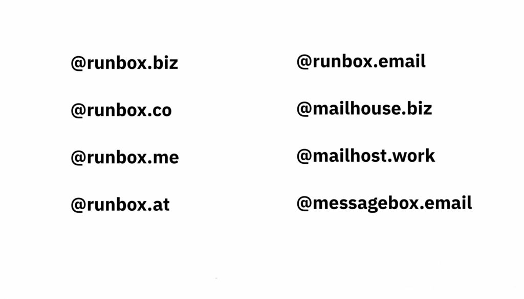 Professional domain names
