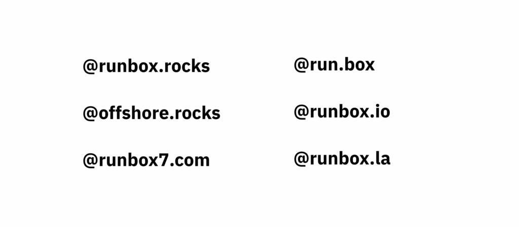 Unique domain names
