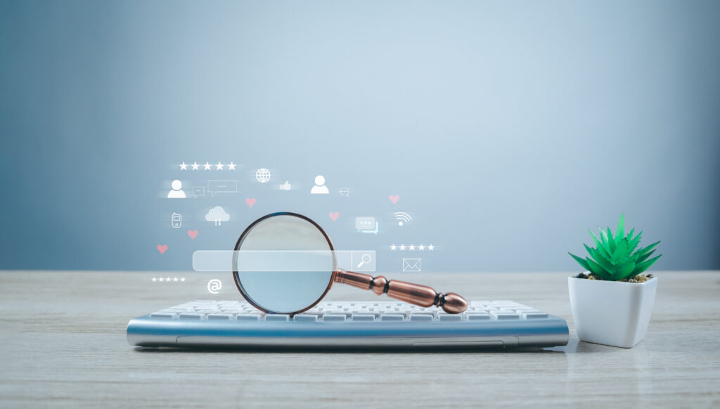 Search Engine Optimization, SEO, Searching High High speed internet search engine information, business people use smartphones to search for information in global network replication areas.