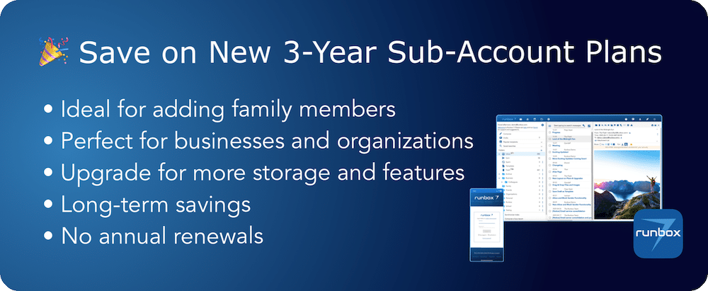 3 year sub account plans illustration