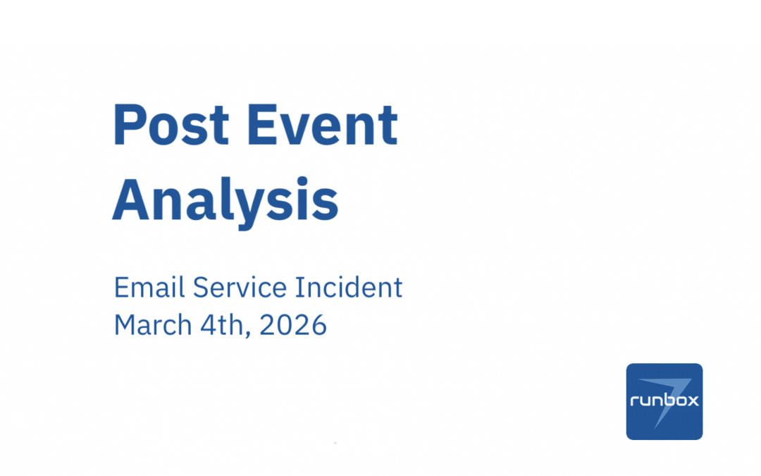 Post-Event Analysis of Email Service Incident March 4th, 2026