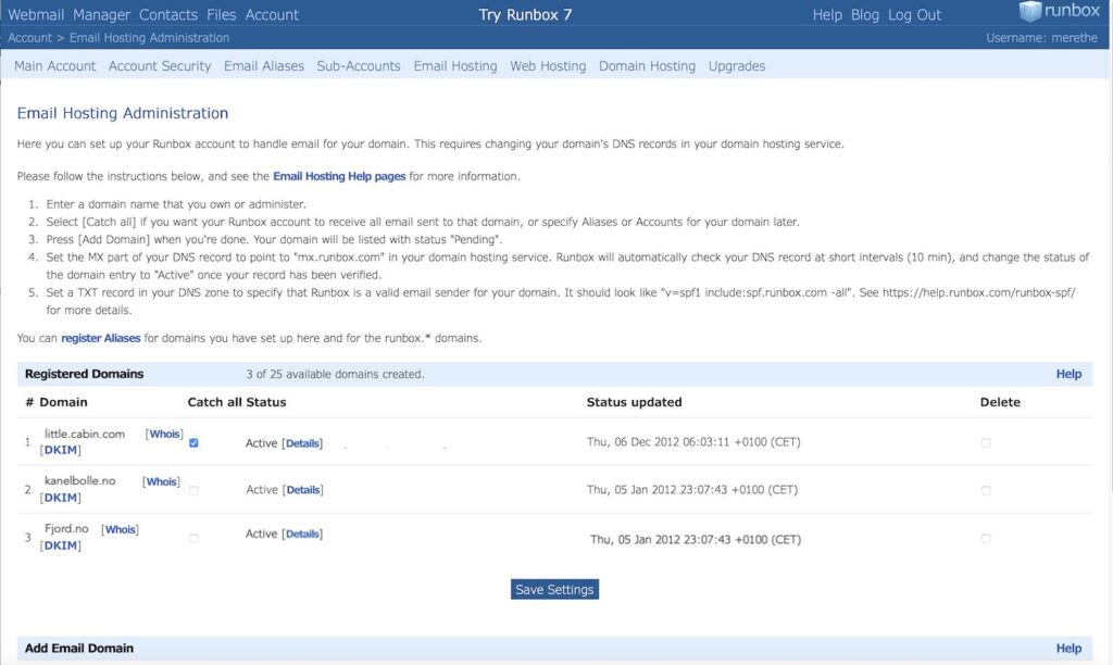 Email Hosting Administration R6