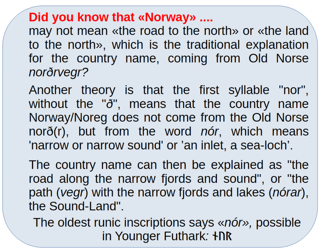Norway meaning textbox Screenshot