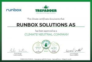 Runbox Trefadder certification